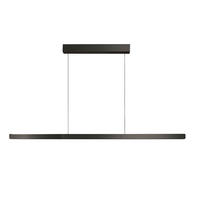 LED-HÄNGELEUCHTE Romy 118/1,5/40-180 cm   - Schwarz, Design, Metall (118/1,5/40-180cm) - Ambiente