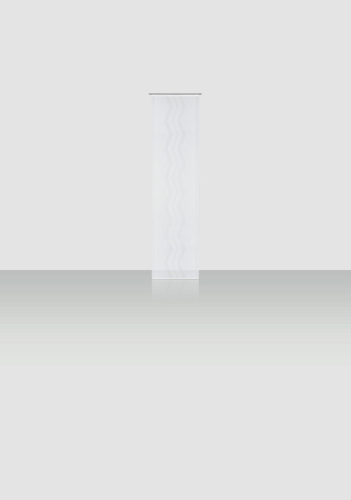 FLÄCHENVORHANG   halbtransparent  60/245 cm   - Weiß, Design, Textil (60/245cm) - Novel