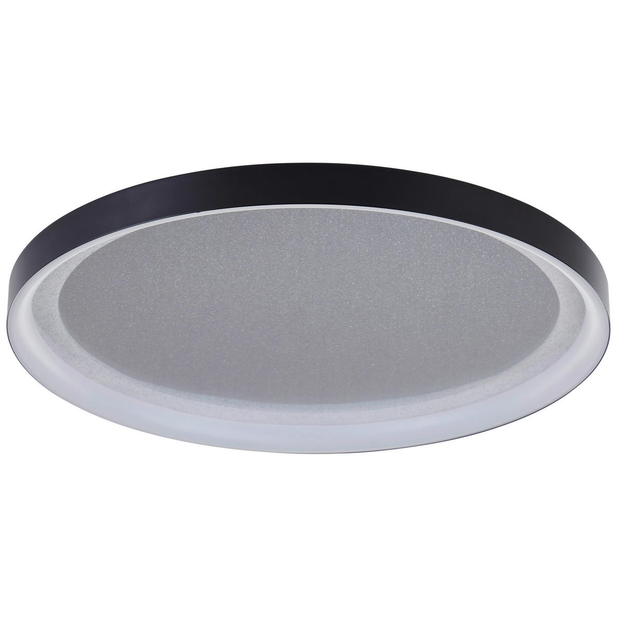 LED-DECKENLEUCHTE  42/4 cm    - Schwarz, Basics, Kunststoff/Metall (42/4cm) - Brilliant