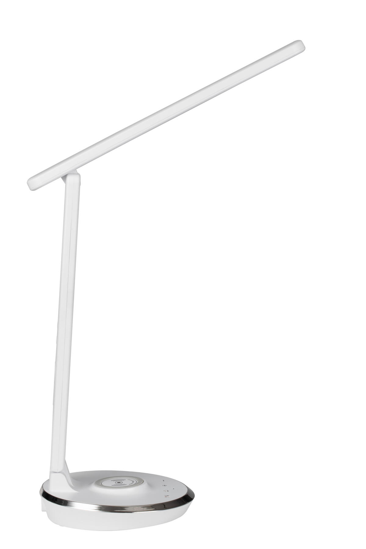 LAMPA NA PSACÍ STŮL, dotykový stmívač, 28/16/48,8 cm - bílá/černá, Konvenční, plast (28/16/48,8cm) - Novel
