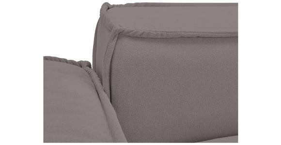 SCHLAFSOFA mit Liegefunktion, Schlafen auf Sitzhöhe, Rücken echt Webstoff Dunkelgrau - Dunkelgrau/Schwarz, KONVENTIONELL, Kunststoff/Textil (256/83/115cm) - Carryhome