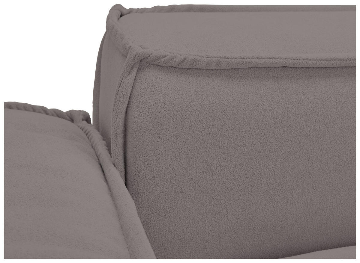 SCHLAFSOFA Webstoff Dunkelgrau  - Dunkelgrau/Schwarz, KONVENTIONELL, Kunststoff/Textil (256/83/115cm) - Carryhome