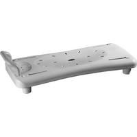 BADEWANNENEINSATZ  - Weiß, Basics, Kunststoff/Metall (41-60/12/30cm)