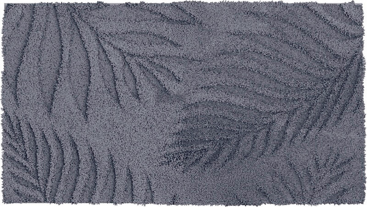 BADEMATTE Anthrazit 60/100 cm  - Anthrazit, Basics, Kunststoff/Textil (60/100cm) - Grund