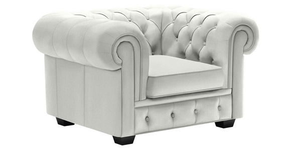 CHESTERFIELD-SESSEL - Wengefarben/Naturfarben, LIFESTYLE, Holz/Textil (115/76,5/96cm) - Landscape