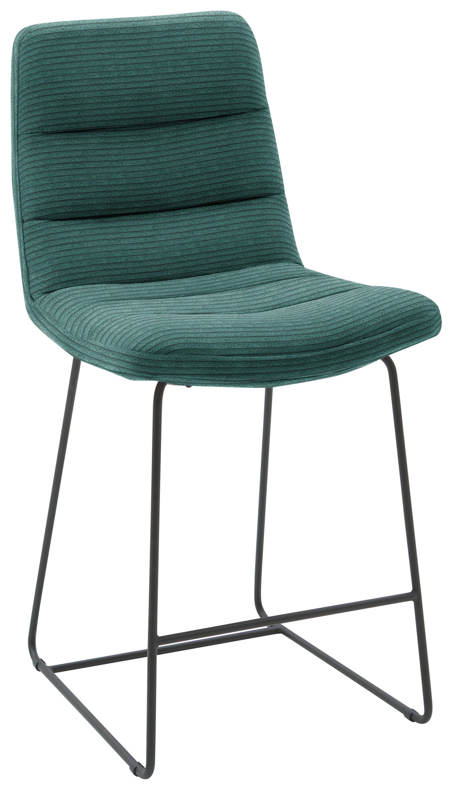 TRESENSTUHL - Schwarz/Grün, Design, Textil/Metall (52/106/66cm) - Dieter Knoll