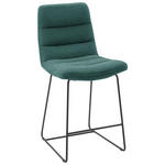 TRESENSTUHL in Grün  - Schwarz/Grün, Design, Textil/Metall (52/106/66cm) - Dieter Knoll