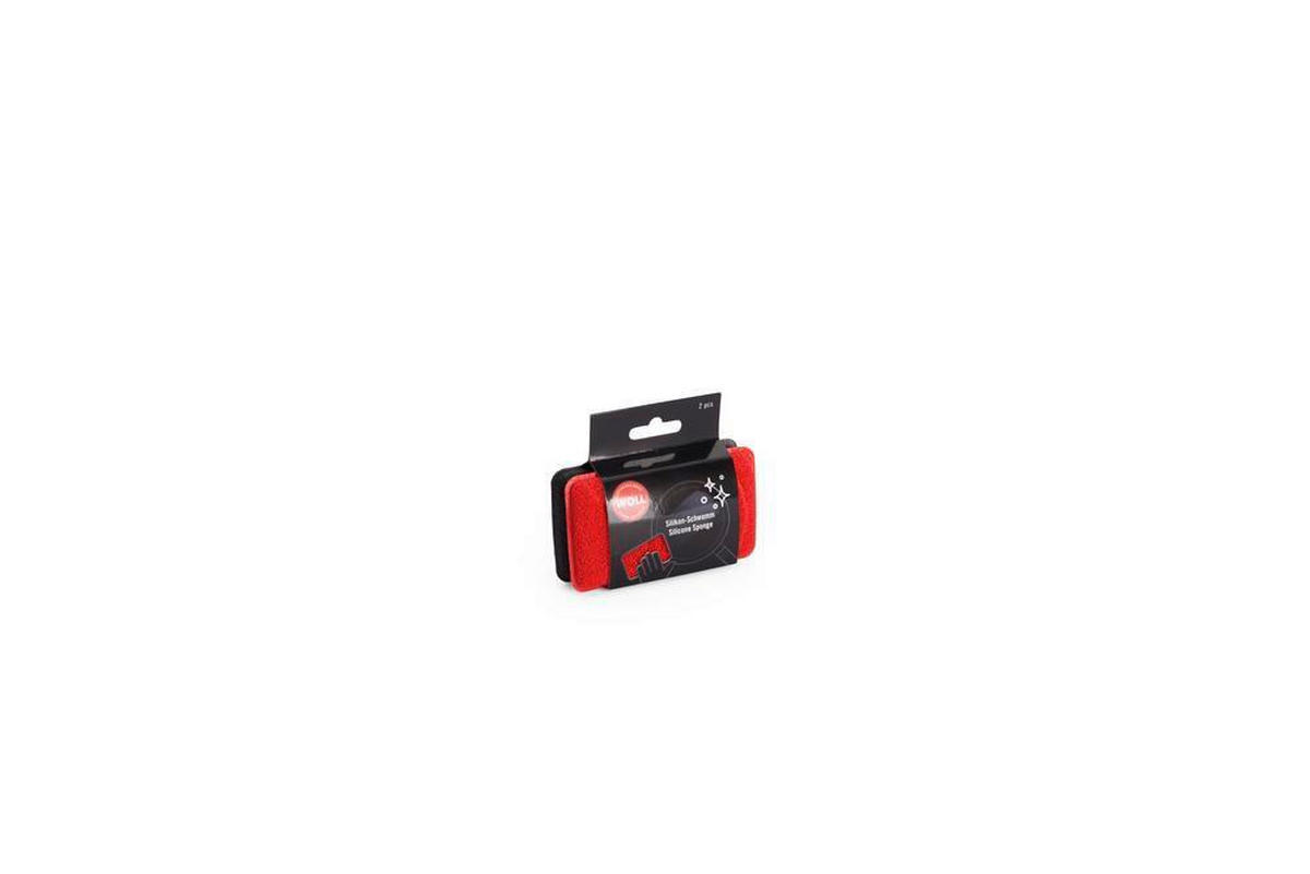 SCHWAMM  - Rot/Grau, Basics, Kunststoff (11,5/6,5/1,8cm) - WOLL