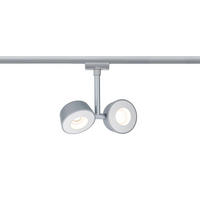 URAIL SCHIENENSYSTEM-STRAHLER - Chromfarben, Design, Kunststoff/Metall (19/18/4cm) - Paulmann