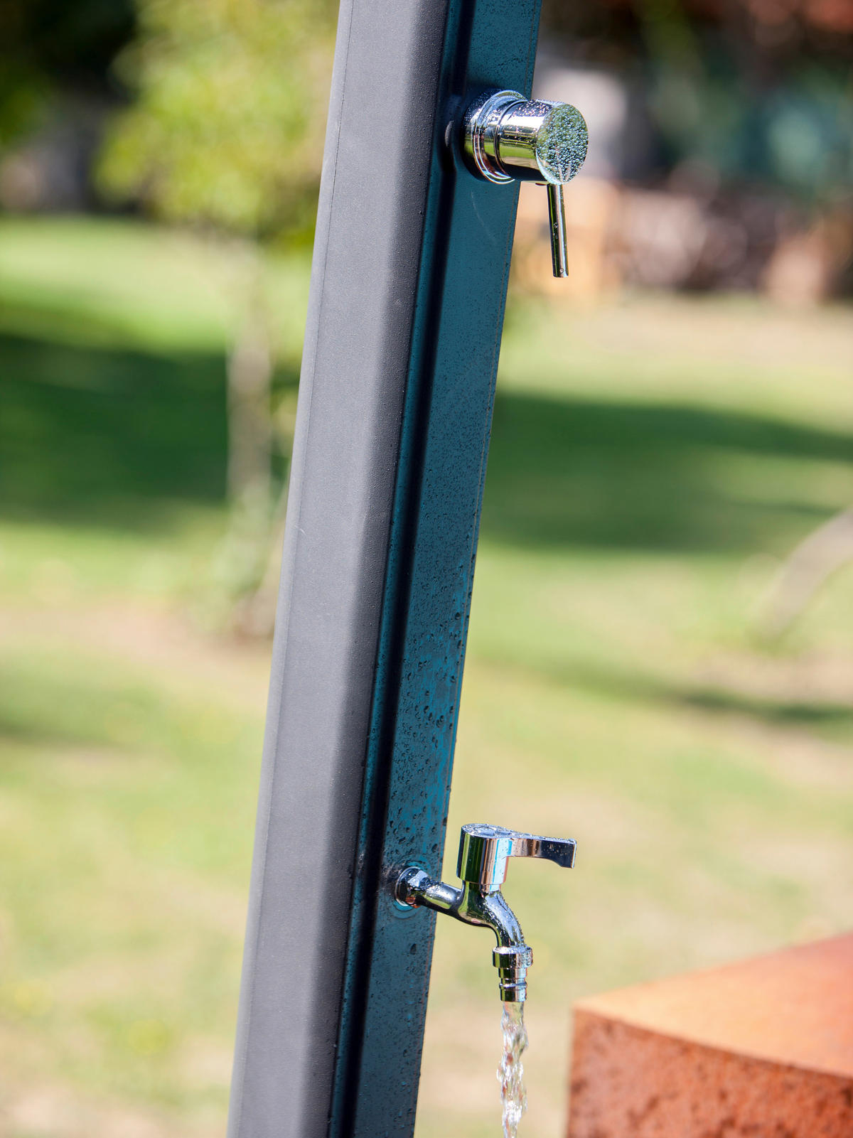 SOLARDUSCHE GRE SSR25  - Schwarz, KONVENTIONELL, Kunststoff/Metall (19/17/219cm) - Gre