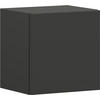 HÄNGEELEMENT in Graphitfarben   - Graphitfarben, Design, Holzwerkstoff (34/34/26,9cm) - Cantus
