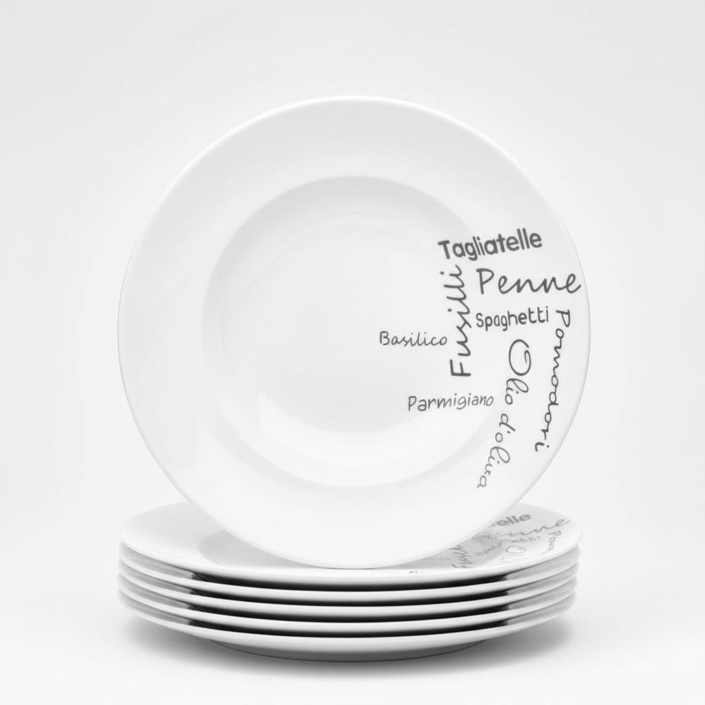 PASTATELLER Weiß 27 cm Italia  - Weiß, Basics, Keramik (27cm) - Van Well