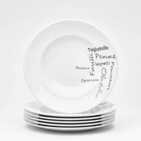 PASTATALLRIK Italia  27 cm   - vit, Basics, keramik (27cm) - Van Well