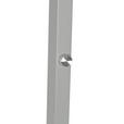 LED-STEHLEUCHTE 61/28/195 cm    - Klar/Chromfarben, KONVENTIONELL, Kunststoff/Metall (61/28/195cm) - Novel