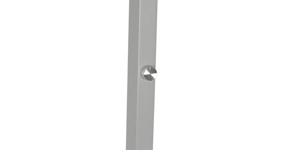 LED-STEHLEUCHTE 61/28/195 cm - Klar/Chromfarben, KONVENTIONELL, Kunststoff/Metall (61/28/195cm) - Novel