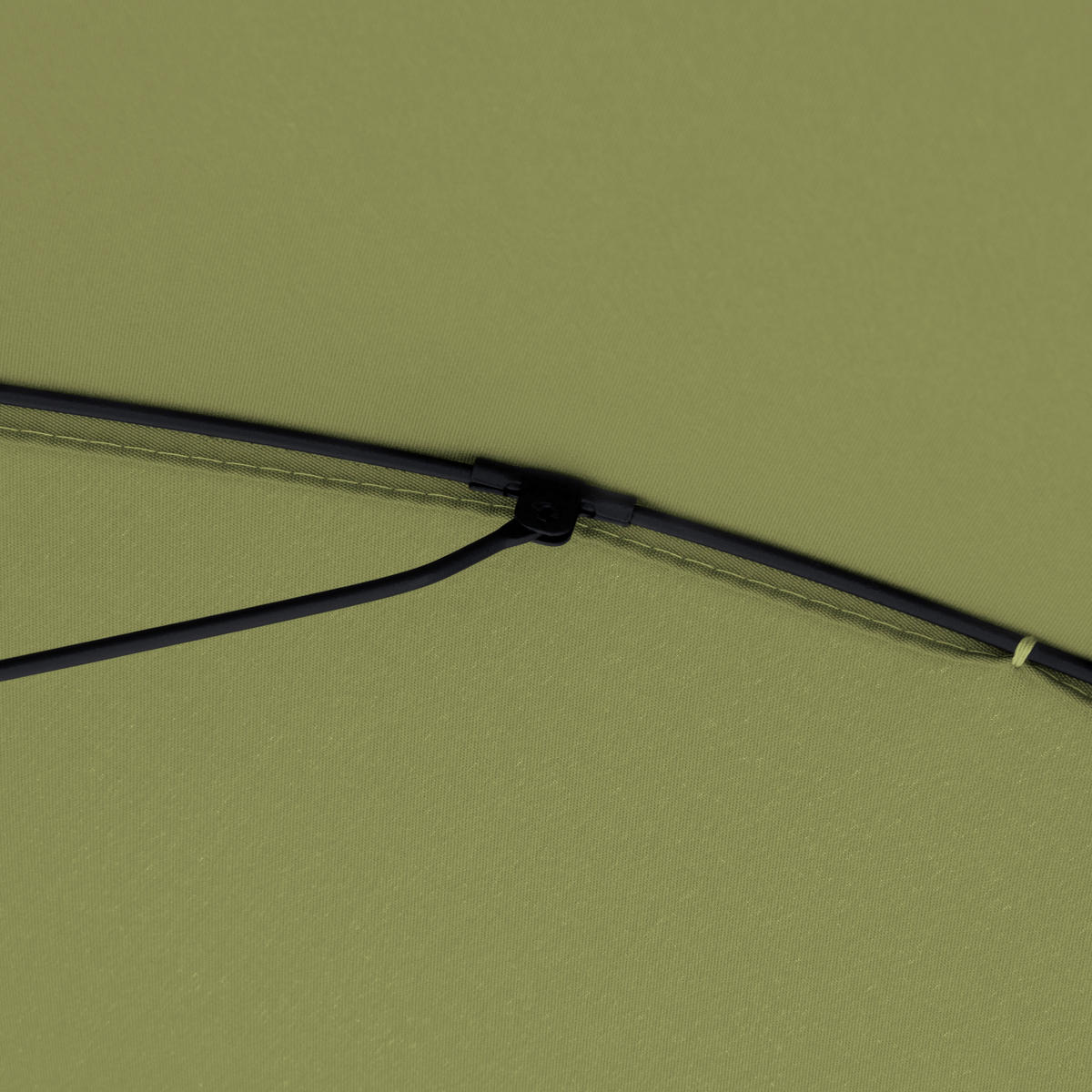 SONNENSCHIRM  200/200 cm  - Anthrazit/Grün, Basics, Textil/Metall (200/200cm) - Doppler