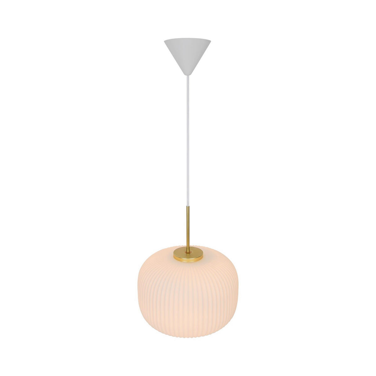 HÄNGELEUCHTE 30/38 cm   - Weiß, LIFESTYLE, Glas (30/38cm) - Nordlux