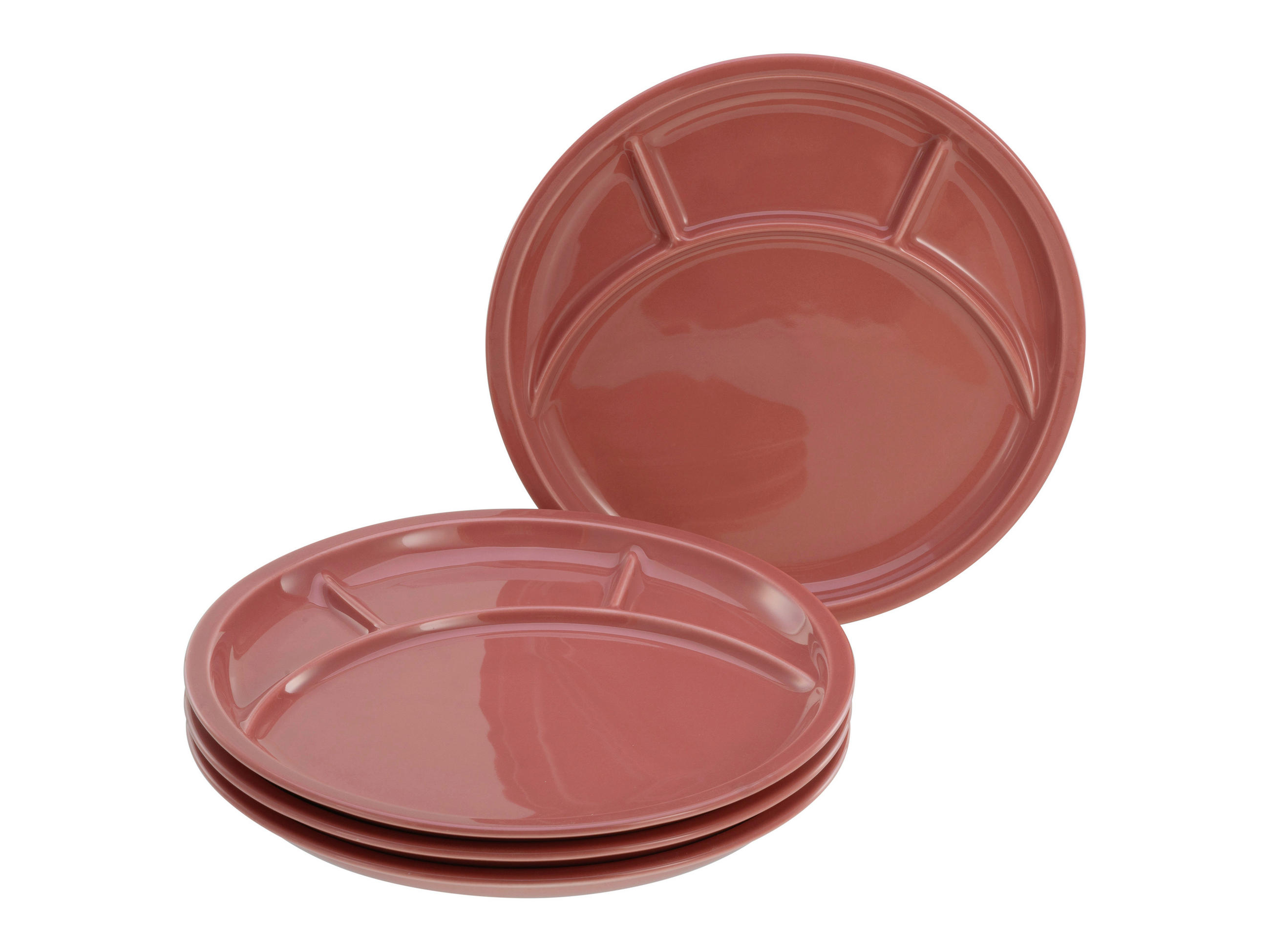 FONDUETELLER Universal  27 cm   - Rot, Basics, Keramik (27cm) - Creatable