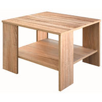 KLUB STOČIĆ 90/55/42 cm  boja hrasta  - boja hrasta, Osnovno, pločasti materijal (90/55/42cm) - Carryhome