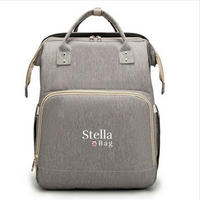 WICKELRUCKSACK Stella Bag Basic  - Grau, Basics, Textil (30/40/21cm)