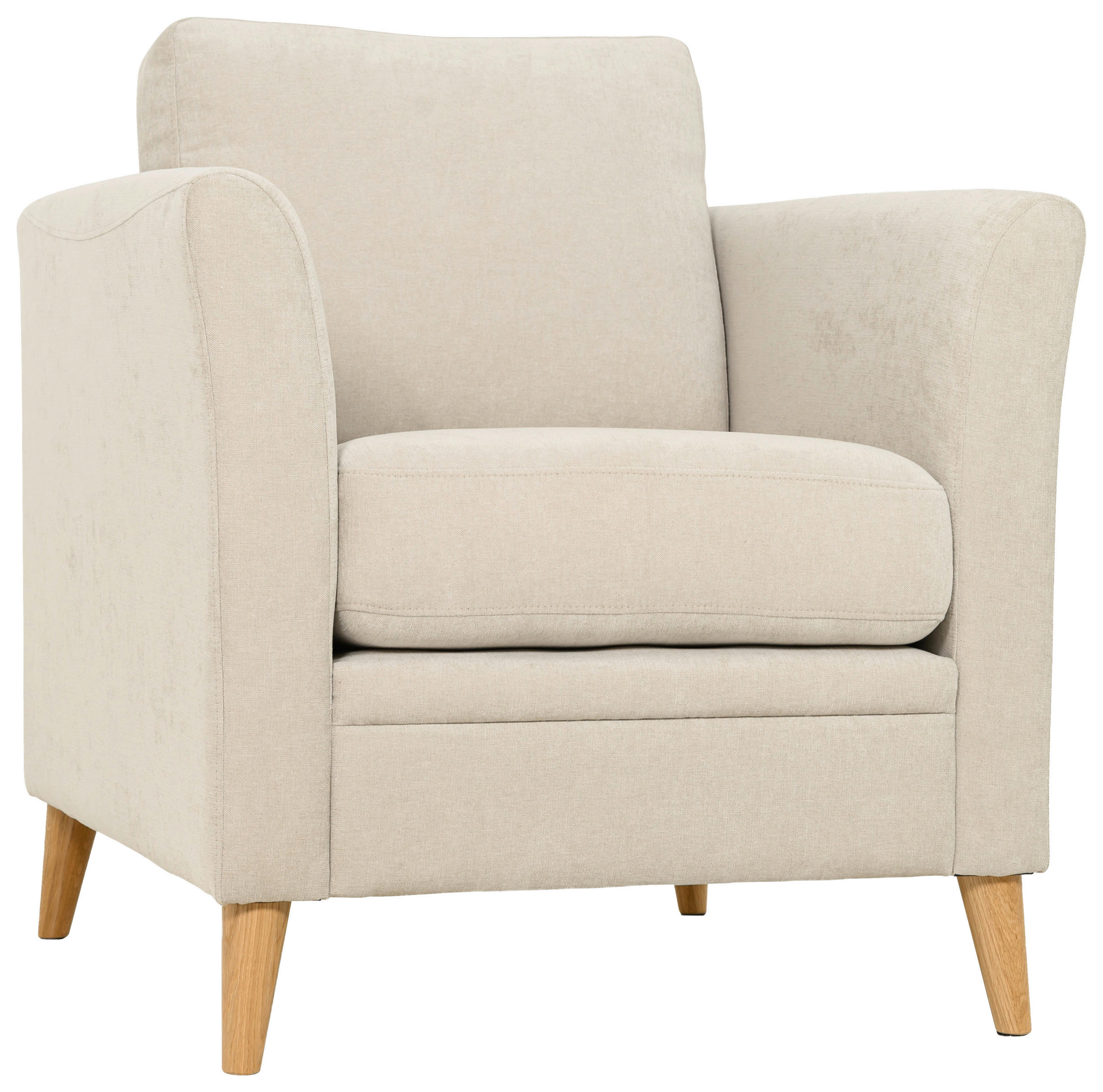 FÅTÖLJ i trä, textil beige  - beige/ekfärgad, Klassisk, trä/textil (83/90/87cm) - Best Price