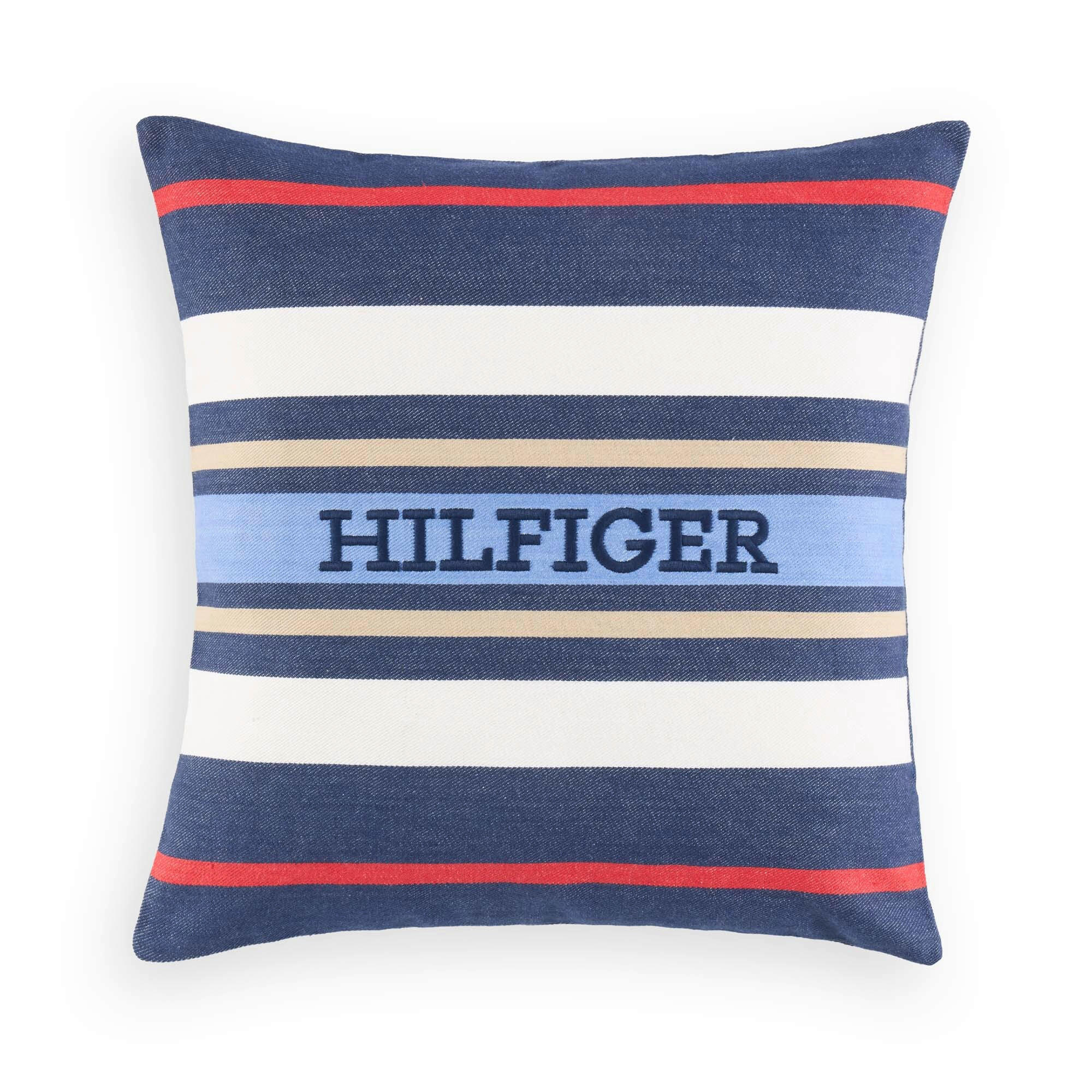 DÍSZPÁRNAHUZAT 40/40 cm  - kék, Basics, textil (40/40cm) - Tommy Hilfiger