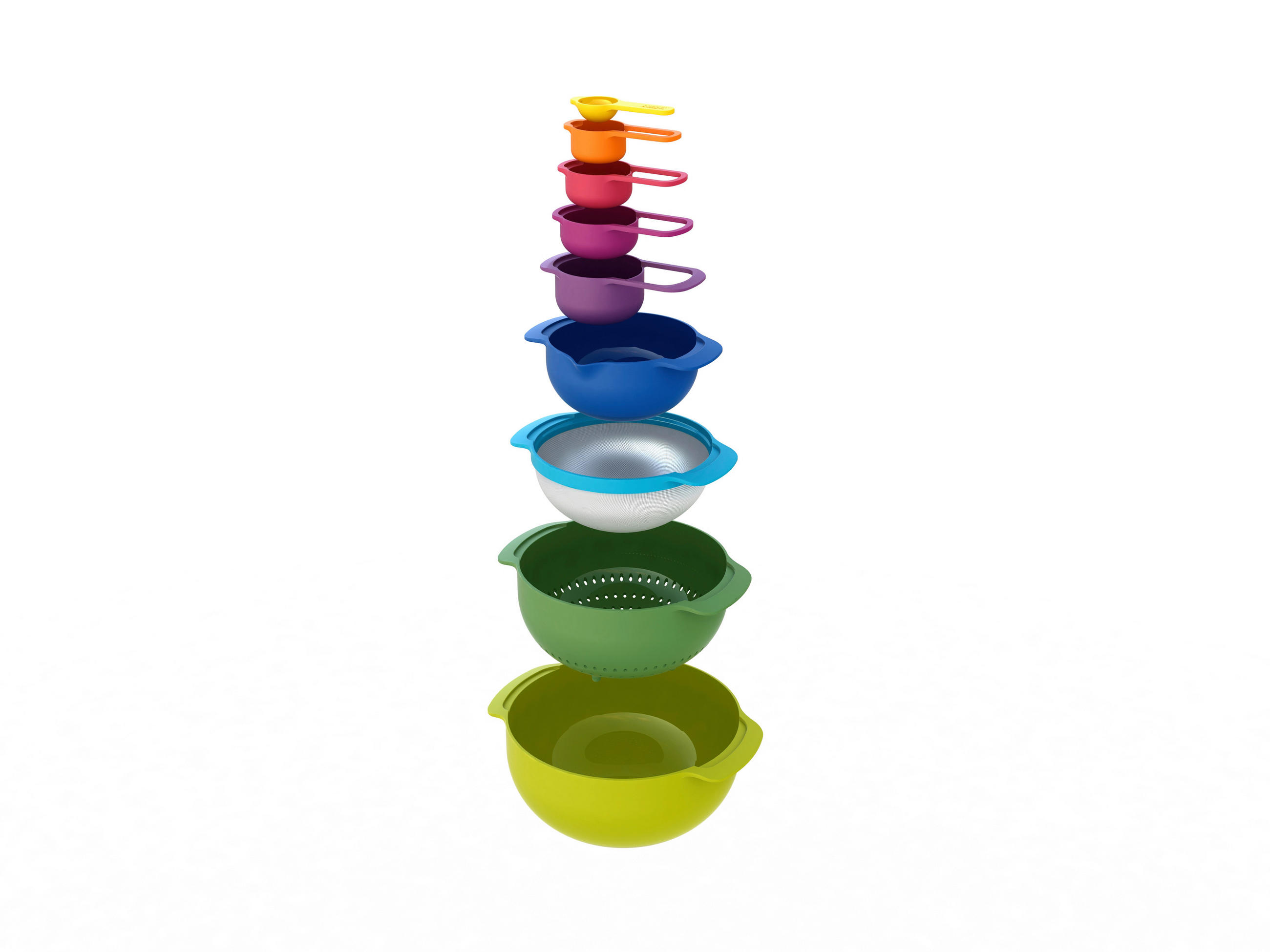SET ZDJELA   28,5/28,5/14,5 cm         - višebojno, Basics, plastika (28,5/28,5/14,5cm) - Joseph Joseph