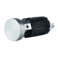 ENDSTÜCK  - Edelstahlfarben, Basics, Kunststoff/Metall (2,5/5,2cm) - Homeware