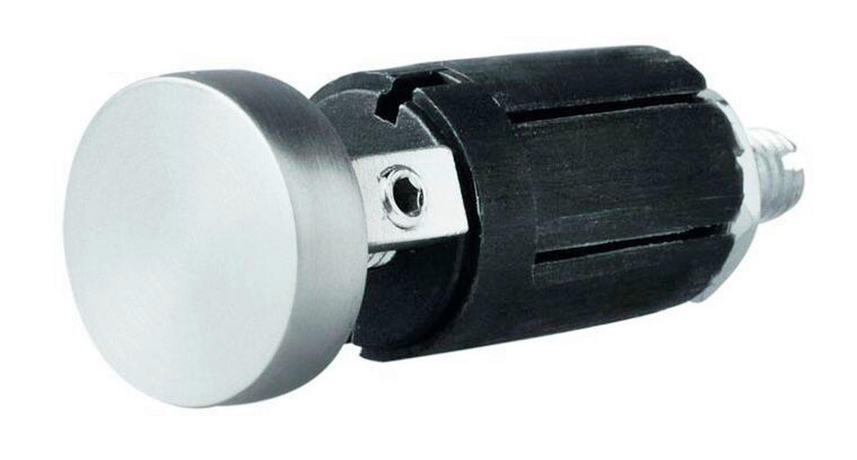 ENDSTÜCK  - Edelstahlfarben, Basics, Kunststoff/Metall (2,5/5,2cm) - Homeware