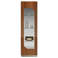 VITRIN amerikai diófa diószínű  - diószínű, Modern, fa (56/187,3/52cm) - Novel