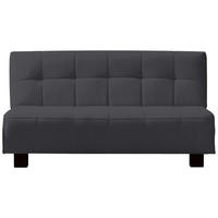 SCHLAFSOFA in Textil Grau  - Schwarz/Grau, Design, Textil/Metall (165/92/102cm) - Novel