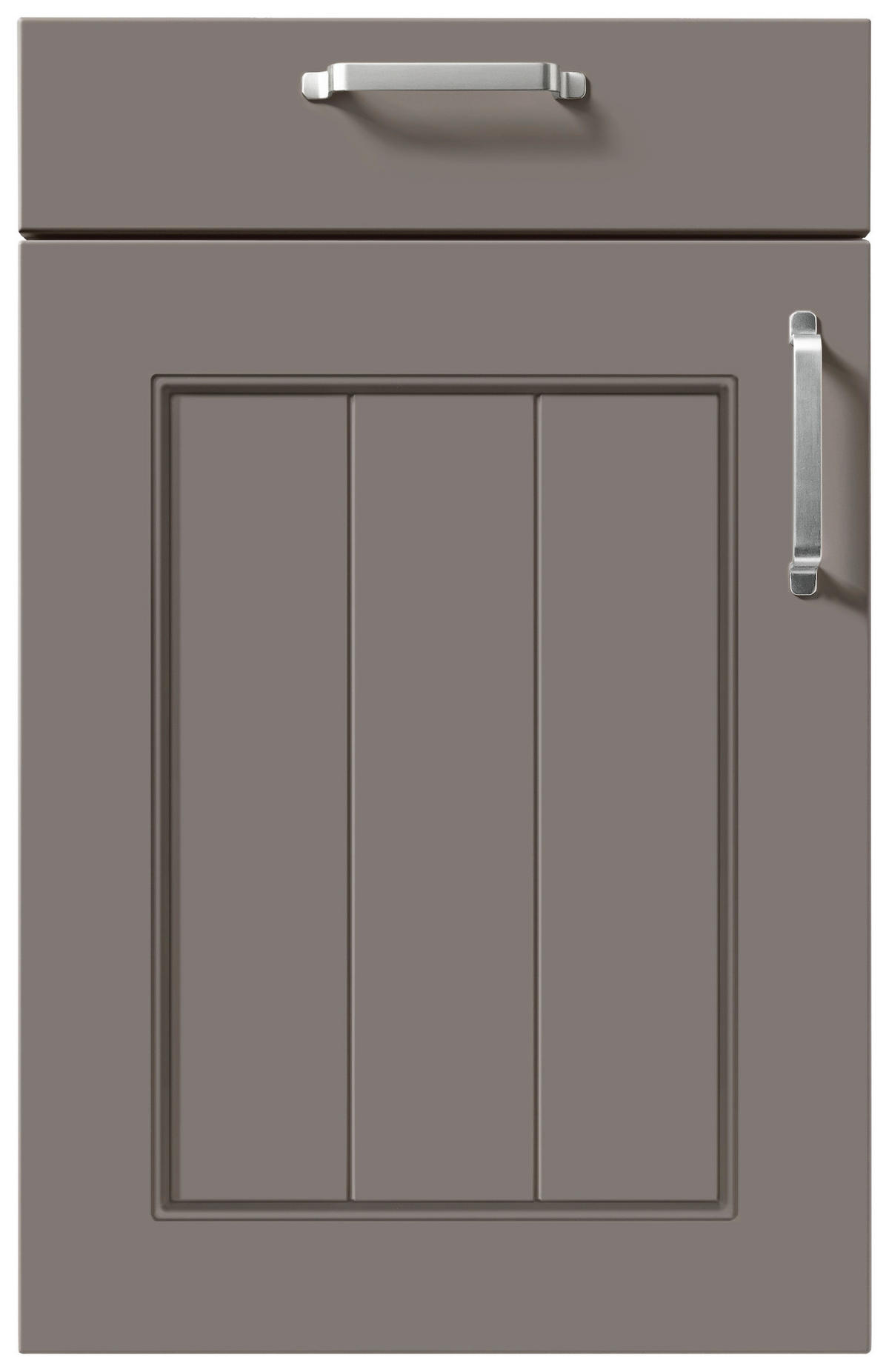 EINBAUKÜCHE CANDY SATIN  - Salbeigrün, Design, Holzwerkstoff - Novel