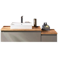 WASCHTISCHKOMBI 141,2 cm  - Weiss/Eichefarben, Basics, Keramik/Holzwerkstoff (141,2cm) - Schöner Wohnen