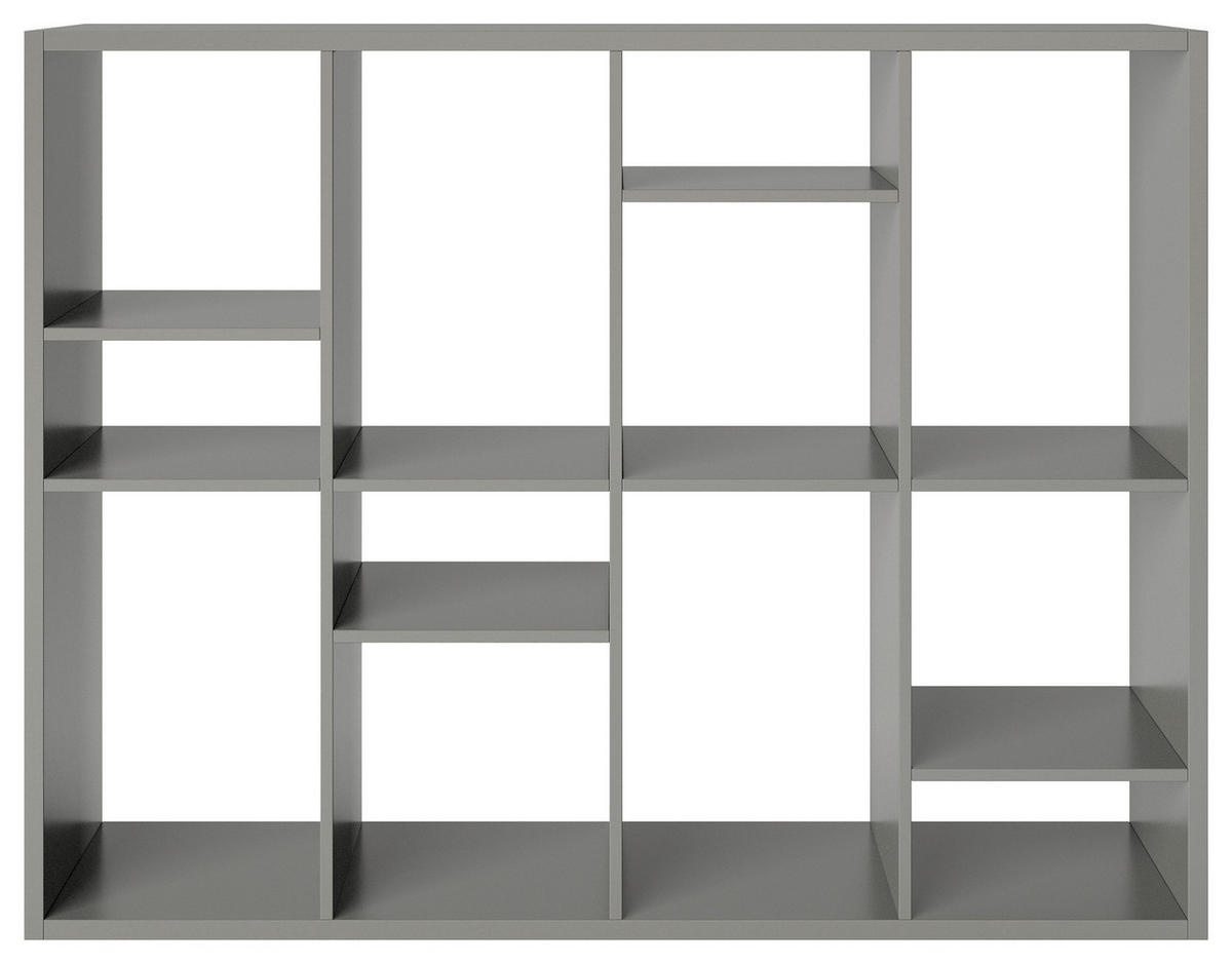 REGAL Grau  - Grau, Basics, Holzwerkstoff (113/147/34cm) - MID.YOU