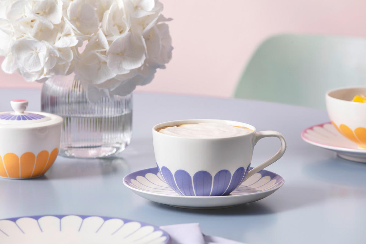 UNTERTASSE Fleur bleu  - Pastellblau/Weiß, KONVENTIONELL, Keramik (17,4/2,5cm) - Villeroy & Boch