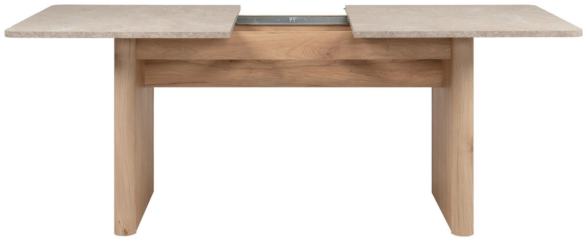 ESSTISCH in Holzwerkstoff 160-200/90/75 cm  - Sandfarben/Braun, Modern, Holzwerkstoff (160-200/90/75cm) - Livetastic