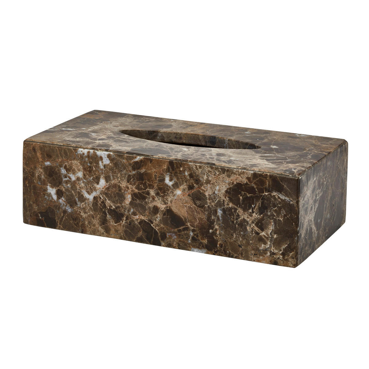 Aquanova Taschentuchbox Hammam Braun 13x7.5x25.5 cm