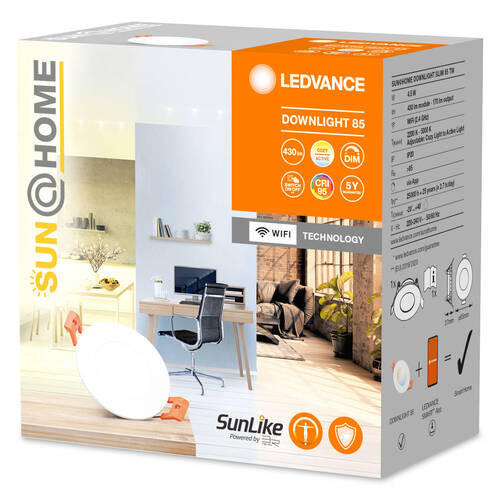 LED-EINBAUSPOT Sun@Home Downlight Slim 8,5/3,7 cm   - Weiß, Basics, Kunststoff (8,5/3,7cm) - Ledvance