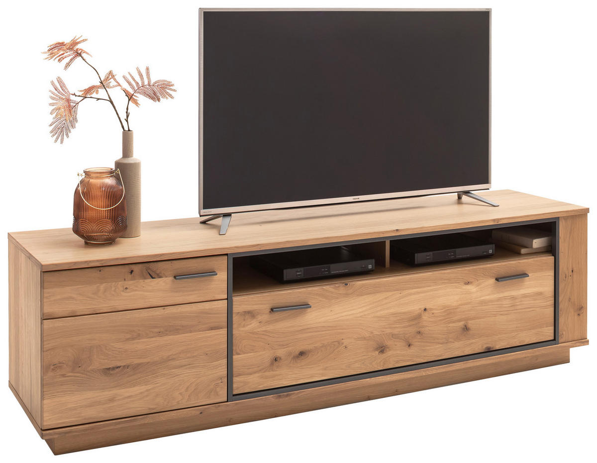TV-ELEMENT Anthrazit, Eichefarben  210/61/50 cm  - Eichefarben/Anthrazit, Konventionell, Holz/Holzwerkstoff (210/61/50cm) - Landscape