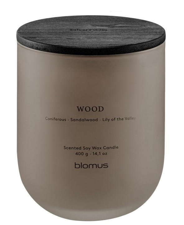 DOFTLJUS liljekonvalj, sandelträ, ädelgran  - brun, Trend, glas (11,5/9,5cm) - Blomus