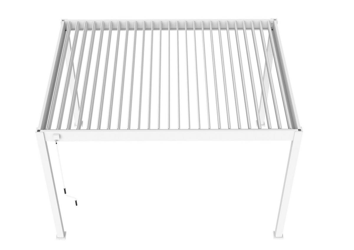 PERGOLA - Weiss, Basics, Metall (400/255/300cm) - Gardenson