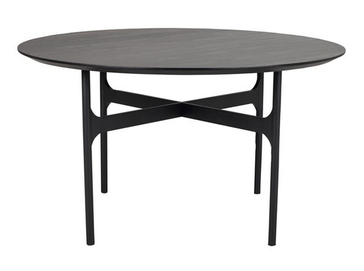 MATBORD i trä 135/135/75 cm   - svart, Design, metall/trä (135/135/75cm) - Rowico