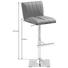 BARHOCKER Lederlook Braun - Braun, Design, Textil/Metall (41/90-112/50cm) - Carryhome BARHOCKER Lederlook Braun - Braun, Design, Textil/Metall (41/90-112/50cm) - Carryhome