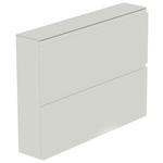 SCHUHKIPPER - Weiß, Design, Glas/Holzwerkstoff (110/82/22cm) - Moderano