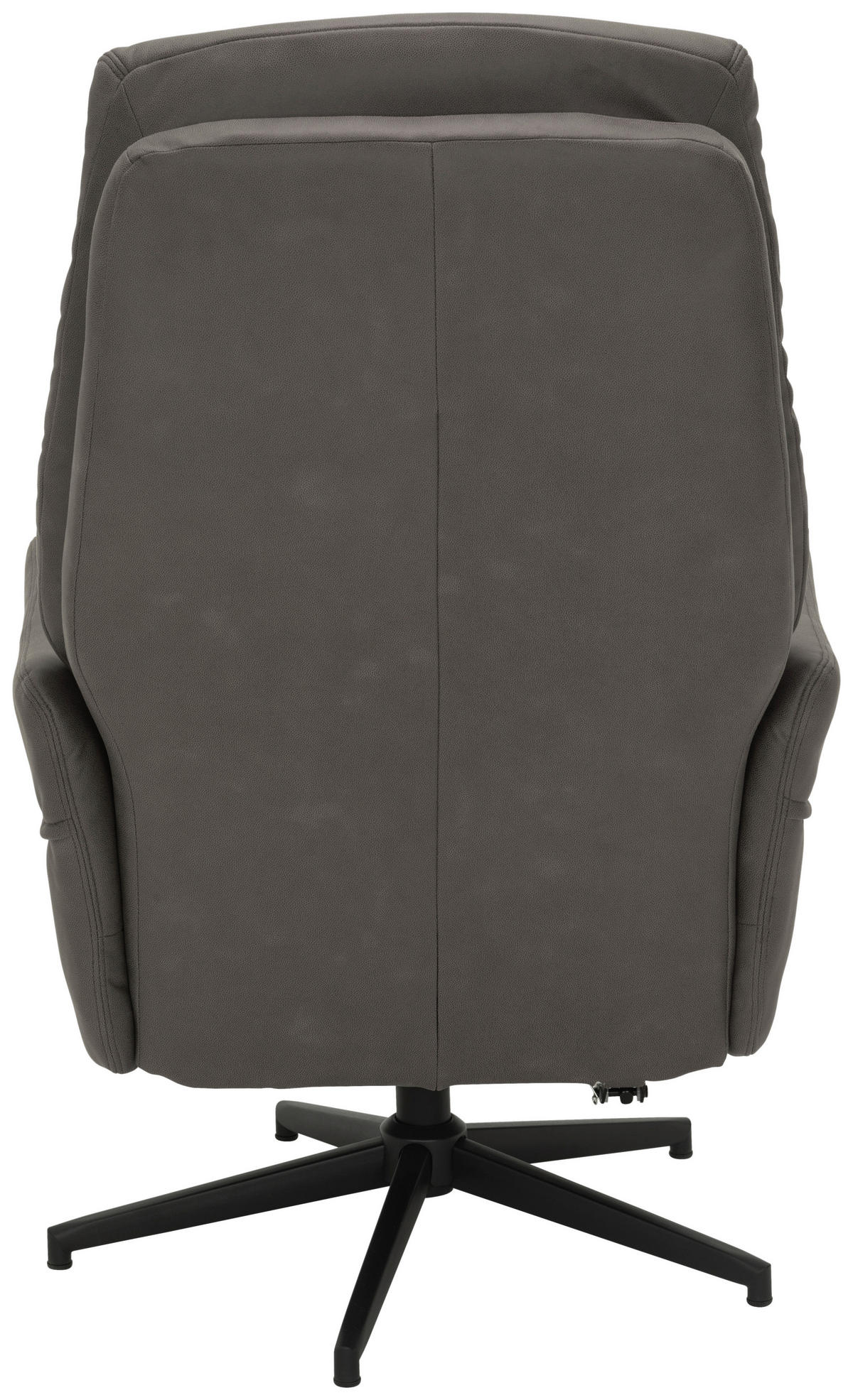 RELAXSESSELSET Mikrofaser    - Schwarz/Grau, Design, Textil/Metall (75/113/98cm) - Livetastic