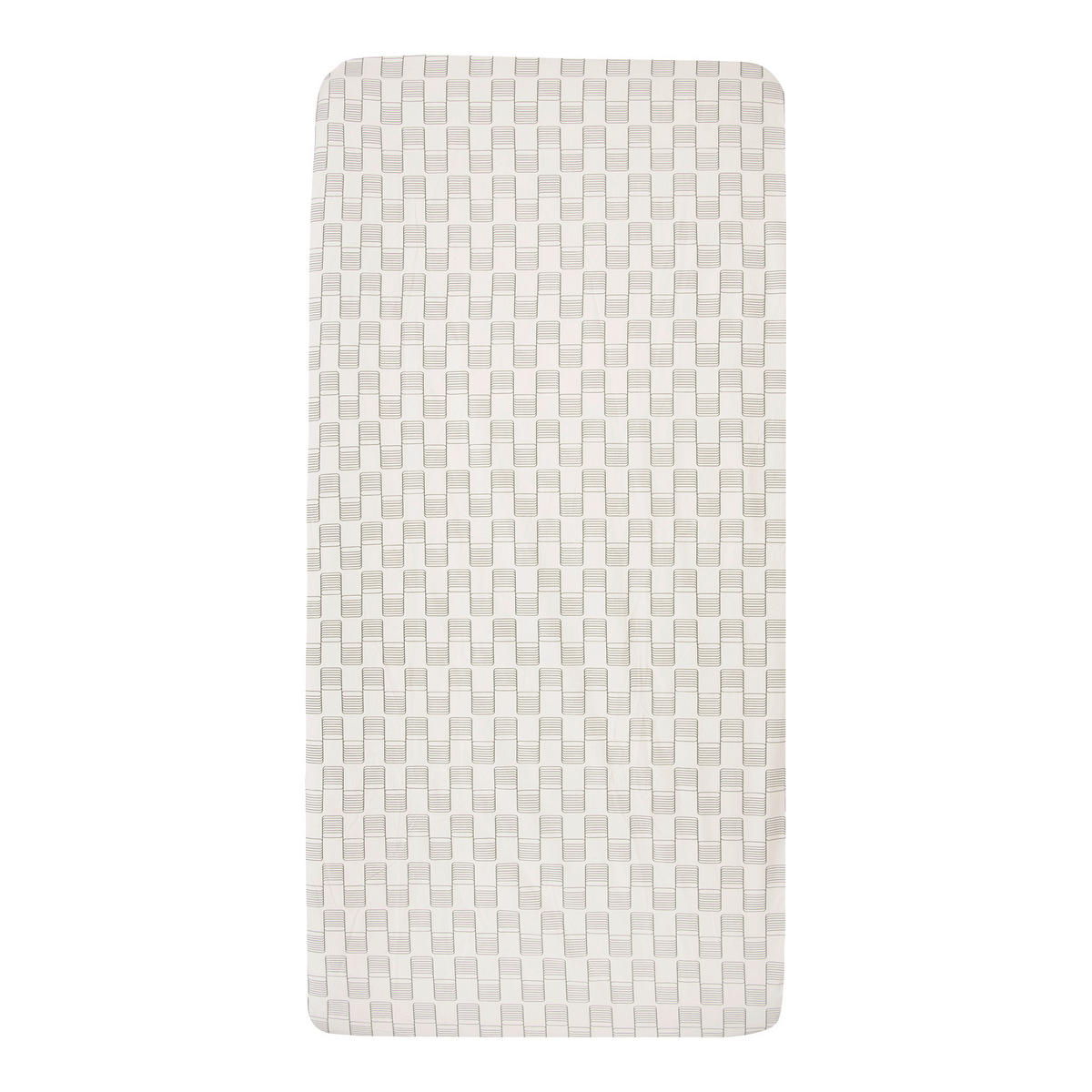 KINDERSPANNBETTTUCH 70/145 cm   - Dunkelgrün/Weiß, Basics, Textil (70/145cm) - Witlof for Kids
