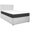 BOXBETT 120/200 cm  in Anthrazit, Weiß  - Anthrazit/Weiß, KONVENTIONELL, Holz/Holzwerkstoff (120/200cm) - MID.YOU