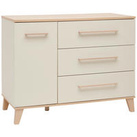 WICKELKOMMODE MALIO 123,5/94,9/55,6 cm  - Kirschbaumfarben/Beige, Basics, Holzwerkstoff (123,5/94,9/55,6cm) - Paidi