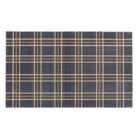 FUßMATTE  66/110 cm  Grau, Dunkelorange  - Dunkelorange/Grau, Design, Textil (66/110cm) - Esposa