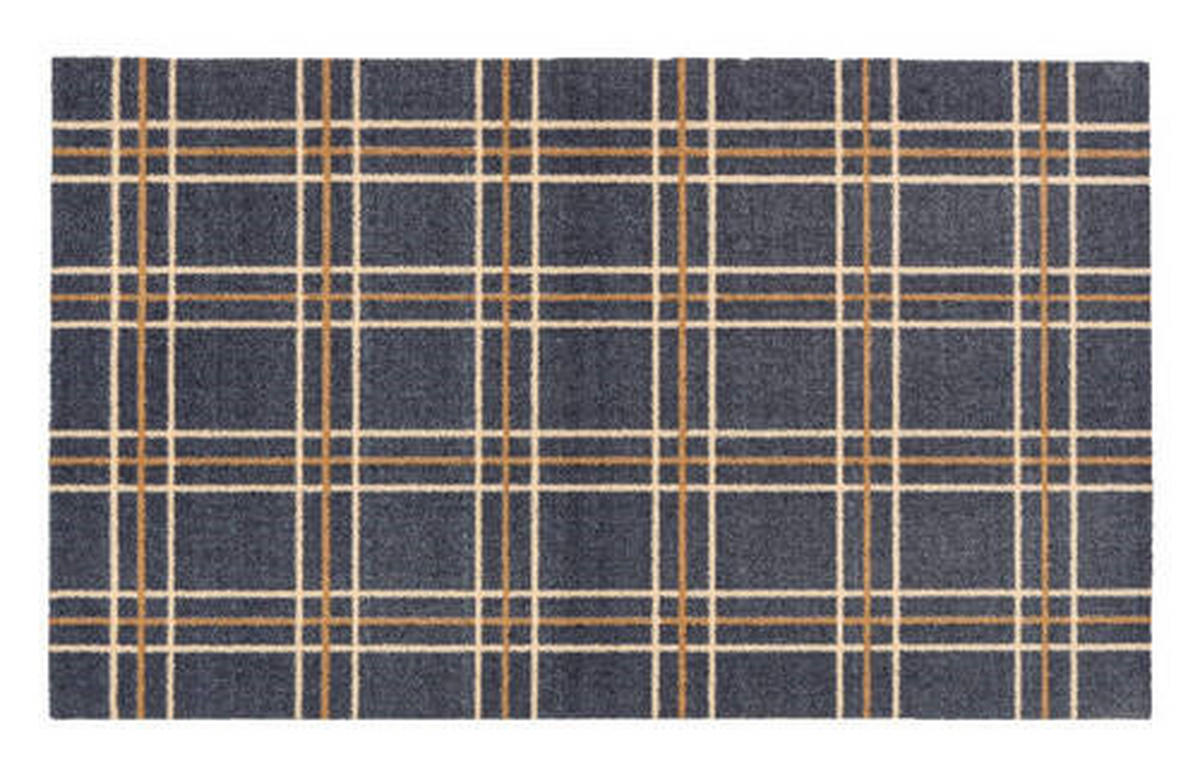 FUßMATTE  66/110 cm  Grau, Dunkelorange  - Dunkelorange/Grau, Design, Textil (66/110cm) - Esposa